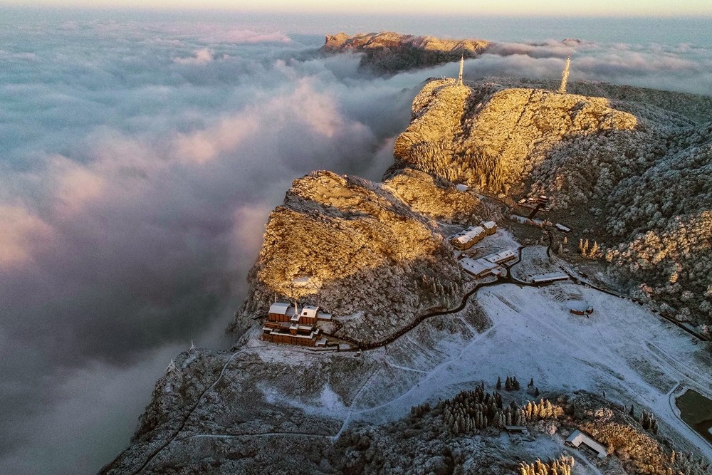 金佛山雪景|圆你一场南方人的冰雪奇缘